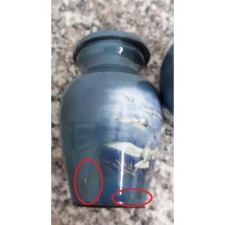 Urne souvenir image imprimée - colombes au vol