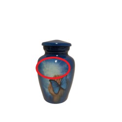 Urne souvenir image imprimée - Mains et papillon2